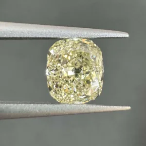 1.16 Carat Cushion Brilliant Fancy Yellow VS2 Natural Diamond