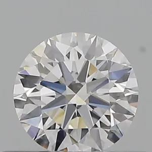 0.41 Carat Round D VVS1 Natural Diamond