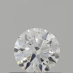 0.41 Carat Round E VVS2 Natural Diamond