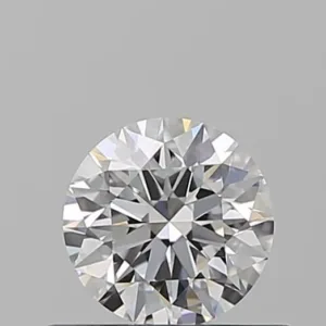 0.5 Carat Round D VVS2 Natural Diamond