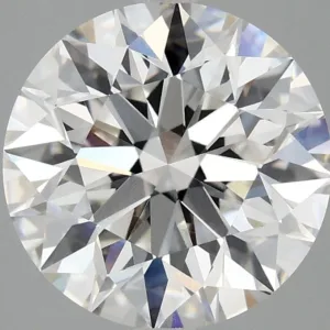 4.04 Carat Round F VVS2 Lab Diamond