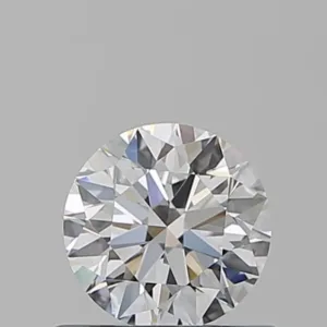 0.61 Carat Round D VVS1 Natural Diamond