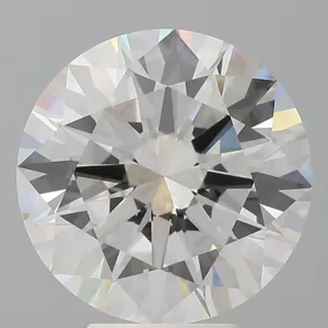 5.52 Carat Round F VVS2 Lab Diamond
