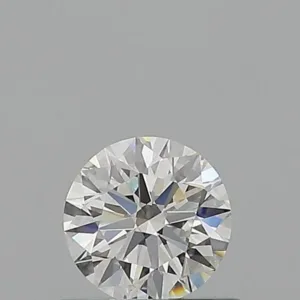 0.53 Carat Round F IF Natural Diamond