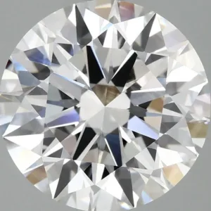 4.06 Carat Round F VVS2 Lab Diamond