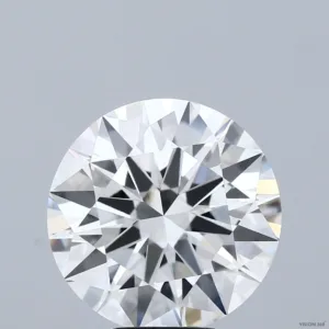 6.09 Carat Round F VVS2 Lab Diamond