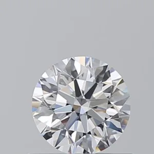 0.61 Carat Round D VVS1 Natural Diamond
