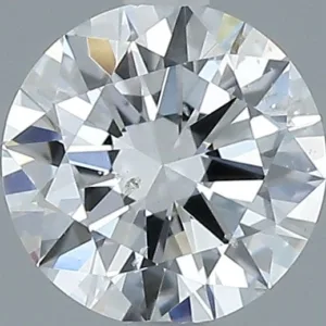 0.42 Carat Round E SI2 Natural Diamond