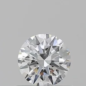 0.54 Carat Round D VVS2 Natural Diamond
