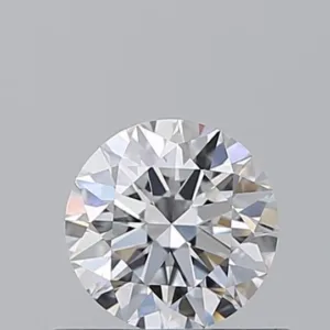 0.54 Carat Round D VVS2 Natural Diamond