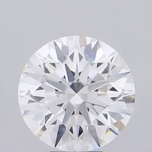 4.12 Carat Round E VVS2 Lab Diamond
