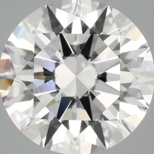 4.07 Carat Round F VVS2 Lab Diamond