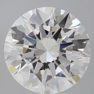 6.54 Carat Round E VVS2 Lab Diamond