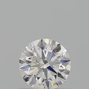 0.53 Carat Round D VVS2 Natural Diamond