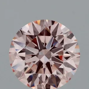 2.11 Carat Round Fancy Intense Pink VS1 Lab Diamond