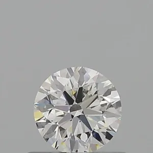 0.51 Carat Round F VVS1 Natural Diamond