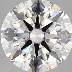 6.17 Carat Round E VVS2 Lab Diamond