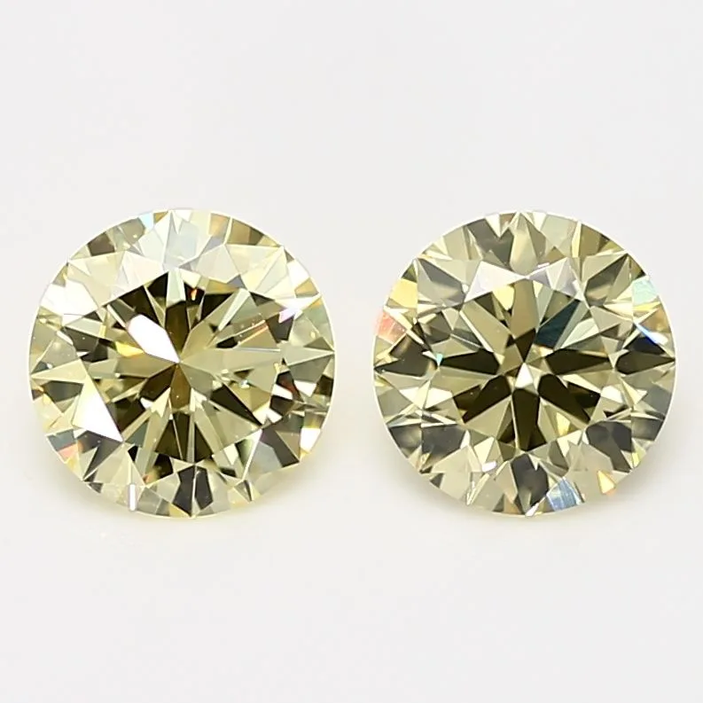 1.11 Carat Round Fancy Yellow VS2 Natural Diamond 1 1.11 Carat Round Fancy Yellow VS2 Natural Diamond