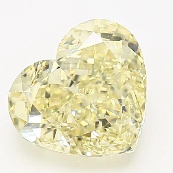 3.33 Carat Heart Fancy Yellow SI1 Natural Diamond 1 3.33 Carat Heart Fancy Yellow SI1 Natural Diamond