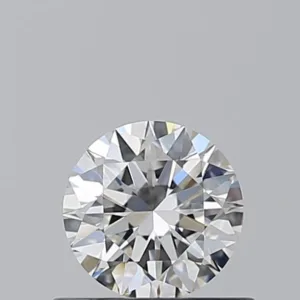 0.55 Carat Round F VVS1 Natural Diamond