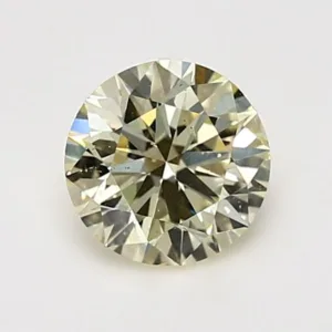 1.01 Carat Asscher Fancy Light Yellow SI1 Natural Diamond