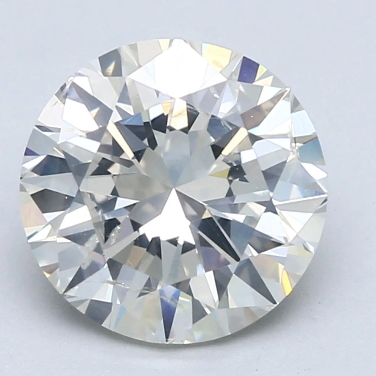 3.5 Carat Round J SI2 Natural Diamond 1 3.5 Carat Round J SI2 Natural Diamond