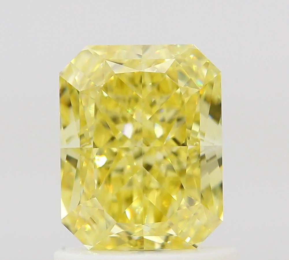 1.17 Carat Radiant Fancy Intense Yellow VS1 Natural Diamond 1 1.17 Carat Radiant Fancy Intense Yellow VS1 Natural Diamond