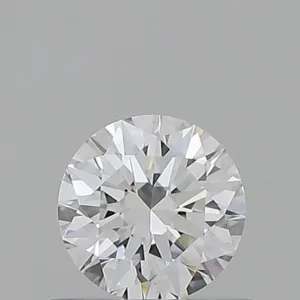 0.53 Carat Round D VVS2 Natural Diamond