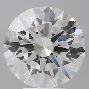 5.53 Carat Round E VVS2 Lab Diamond