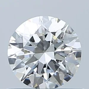 0.51 Carat Round F VVS2 Natural Diamond