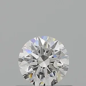 0.51 Carat Round D VVS1 Natural Diamond