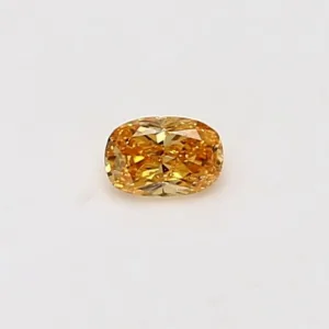 0.15 Carat Cushion Brilliant Orange I1 Natural Diamond