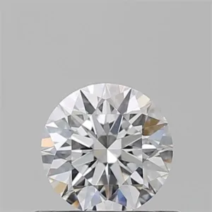 0.53 Carat Round D VVS1 Natural Diamond
