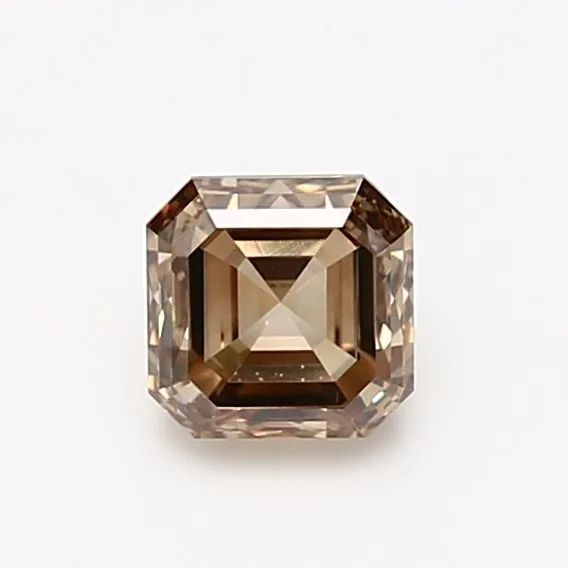 1.01 Carat Asscher Fancy Yellow Brown VS1 Natural Diamond 1 1.01 Carat Asscher Fancy Yellow Brown VS1 Natural Diamond