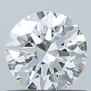 0.63 Carat Round E VVS1 Natural Diamond