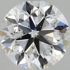0.9 Carat Round D SI1 Natural Diamond