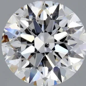 2.17 Carat Round D SI2 Natural Diamond
