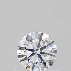 0.5 Carat Round D VVS2 Natural Diamond