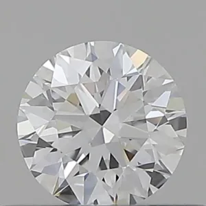 0.4 Carat Round D VVS2 Natural Diamond