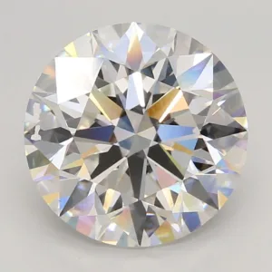 5.03 Carat Round F VVS2 Lab Diamond
