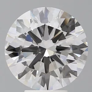 5.54 Carat Round F VVS2 Lab Diamond