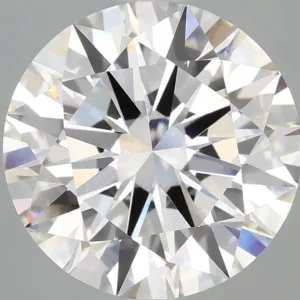 5.05 Carat Round F VVS2 Lab Diamond